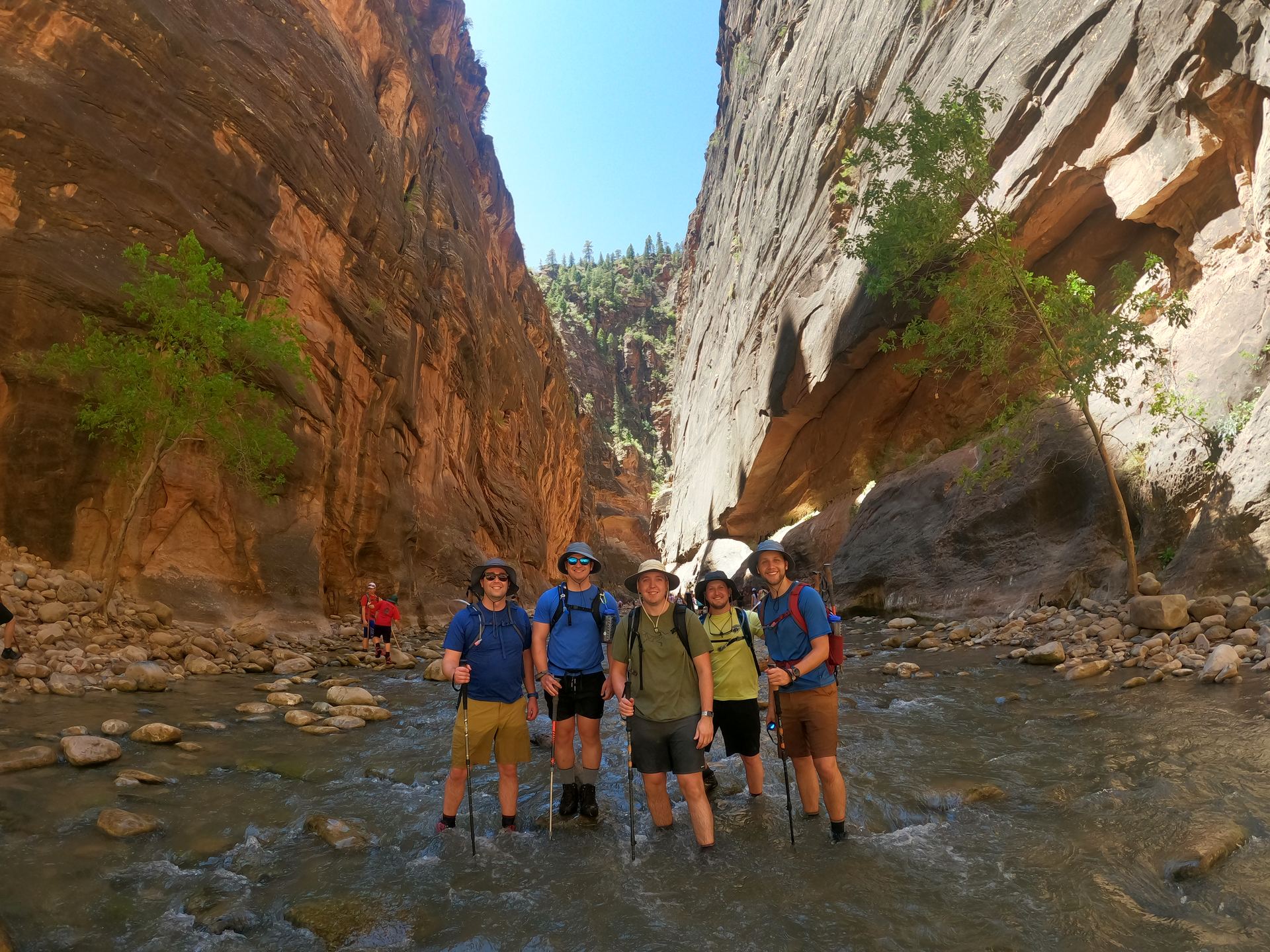 Hiking the Zion Narrows